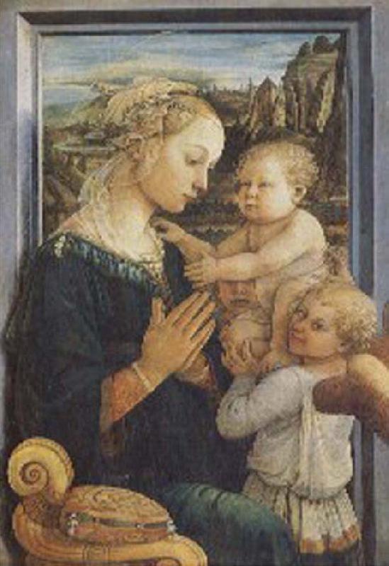 unknow artist The Virgin and Child with Angels France oil painting art